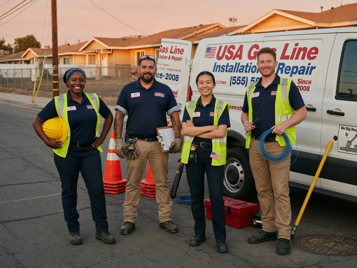 Gas Line Installation company in New Sweden, ME